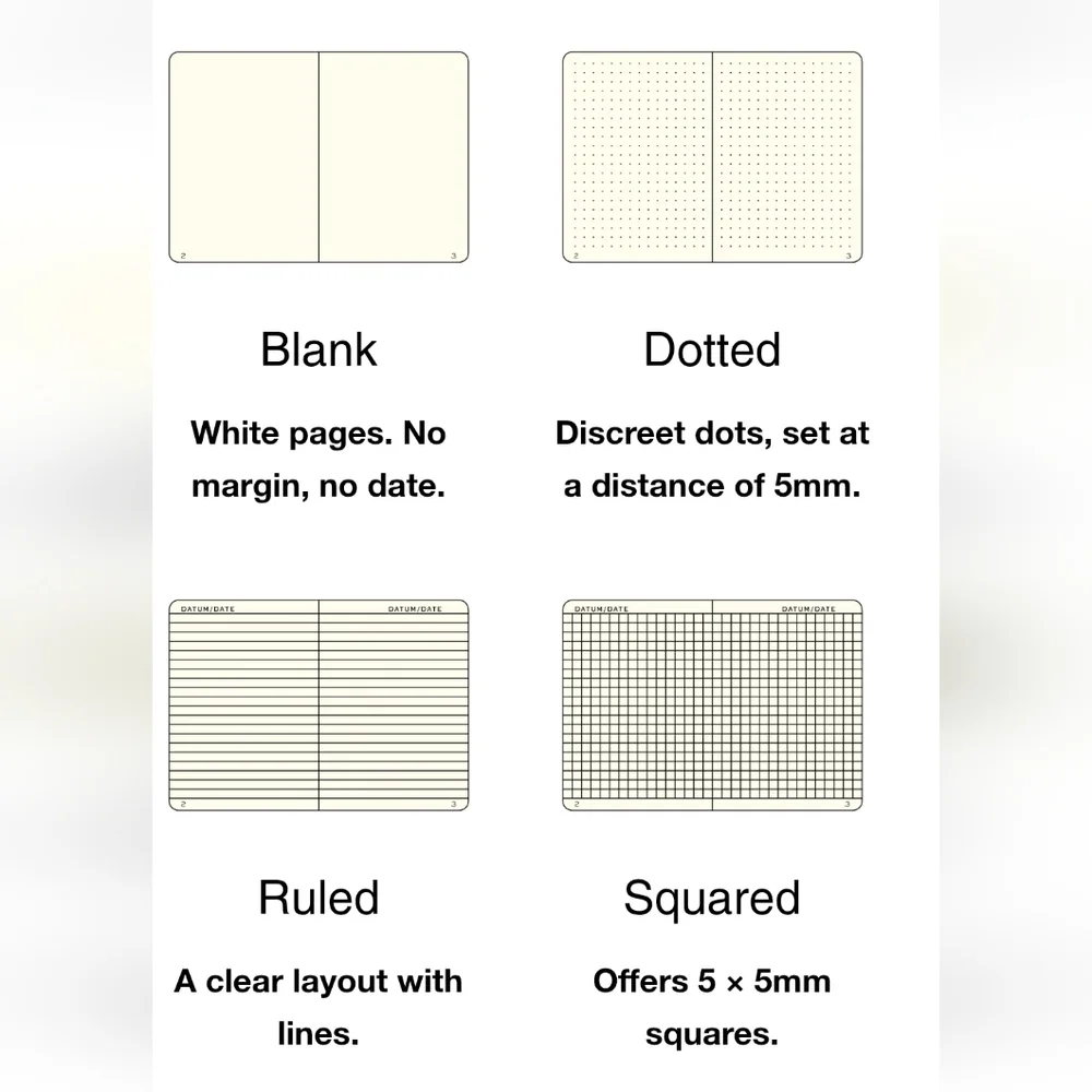 ❤️BUY 5 GET 3 FREE Notebook Medium (A5),Hardcover,251 numbered pages,Sage,dotted